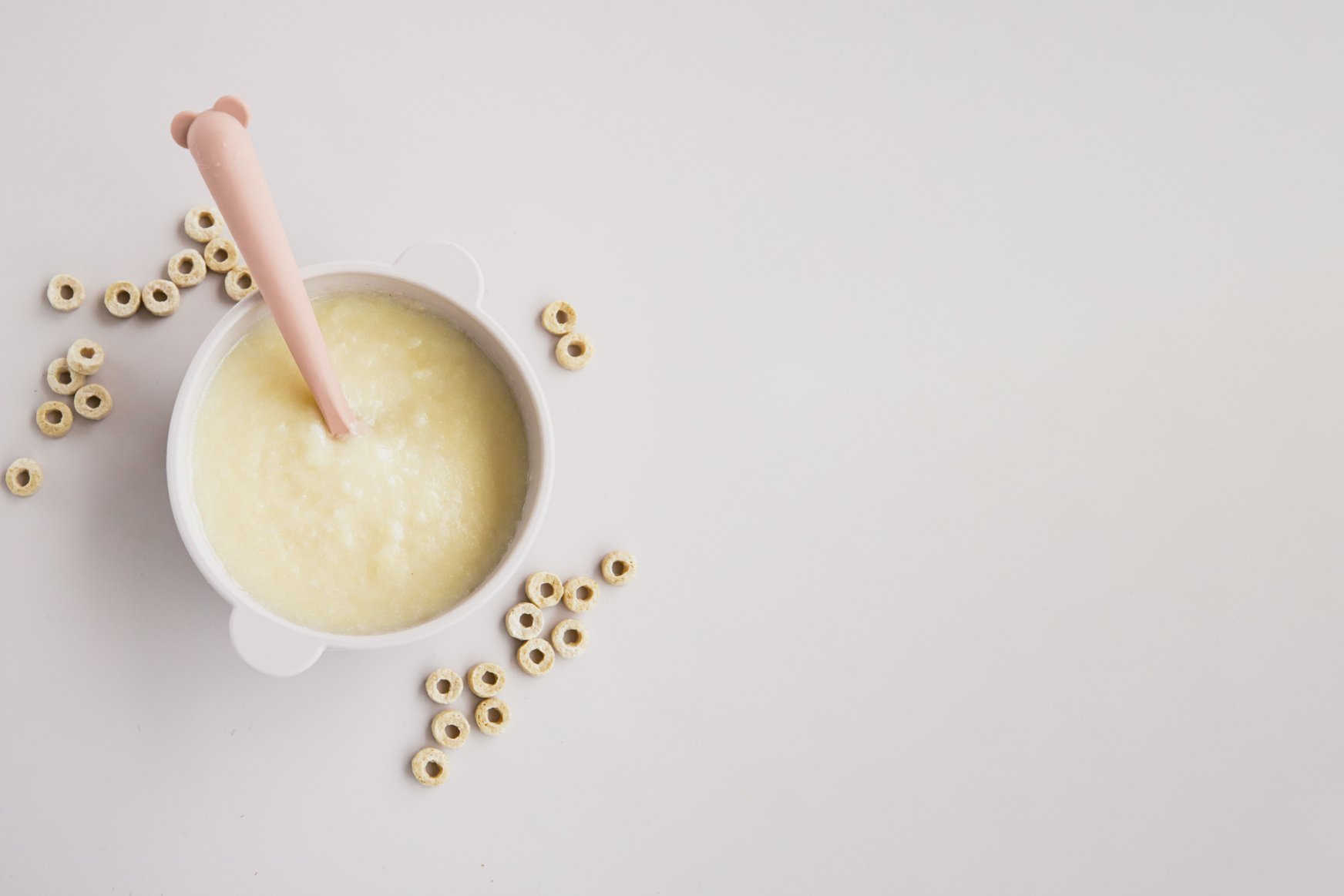 Mashed Baby Food Flatlay